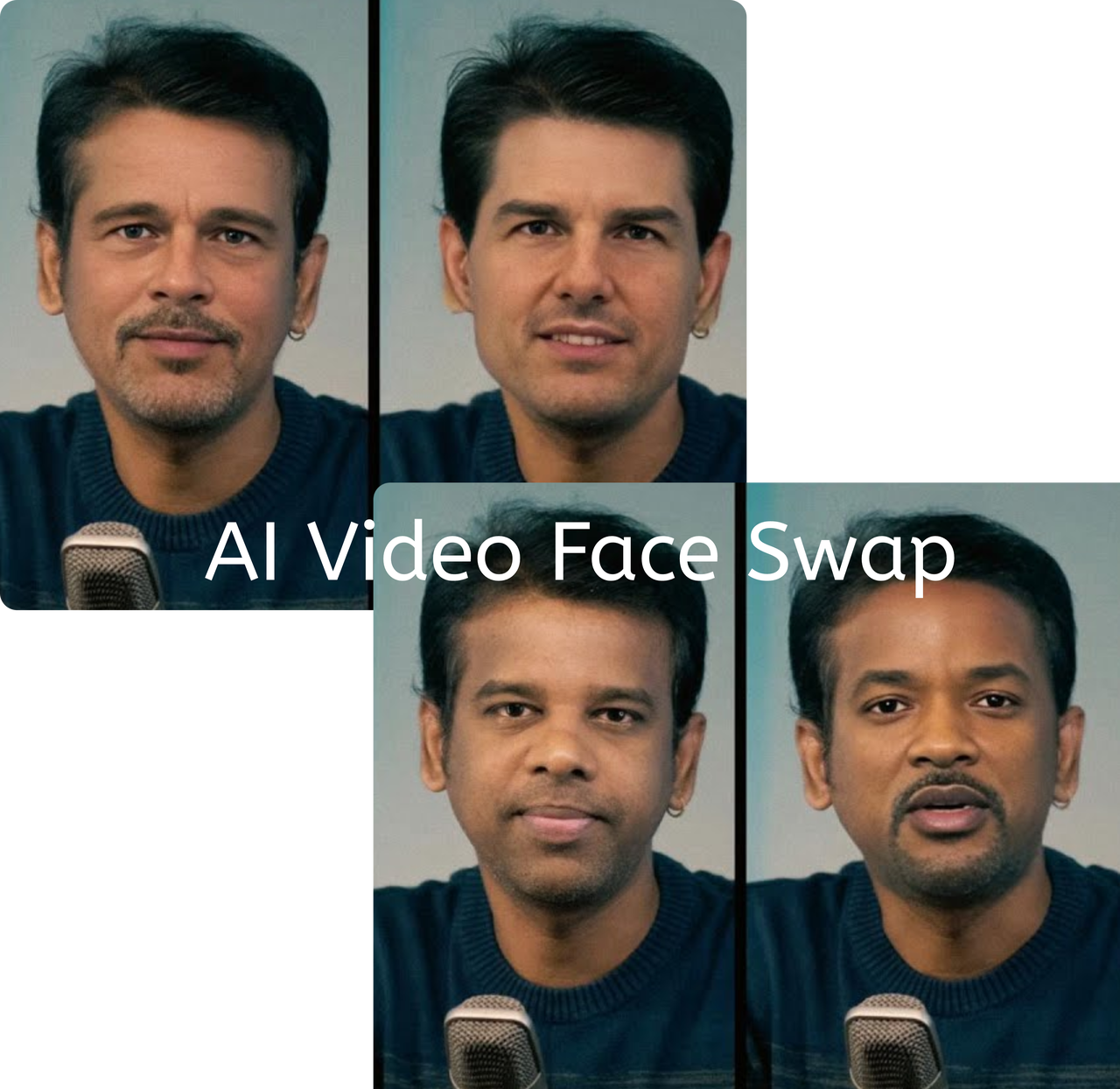 Fast and high-quality AI video face swapping